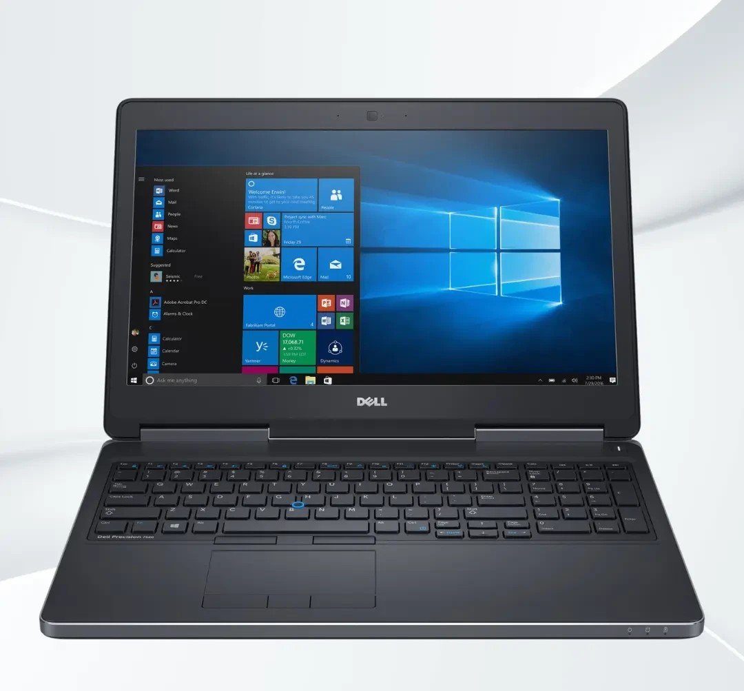 Dell 7520 i7-7820 HQ /Intel Core i7 7th /RAM 8 GB DDR4/SSD 256 GB /NVIDIA 4G /الشاشة: 15.6″ /Resolution: 1080X1920
