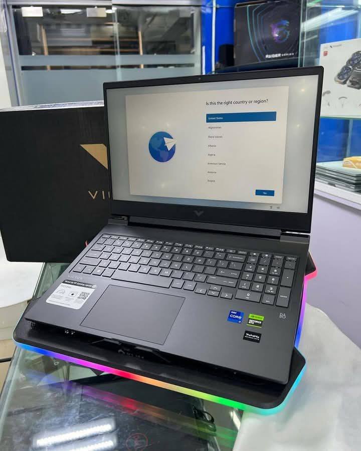 Hp Victus 16 Gaming/ i7  HX 13 /24Coure Hard : SSD m2 1Tera/كارت شاشه نيفيديا 8 جيجا/Nvidia RTX 4060/RAM 16GB