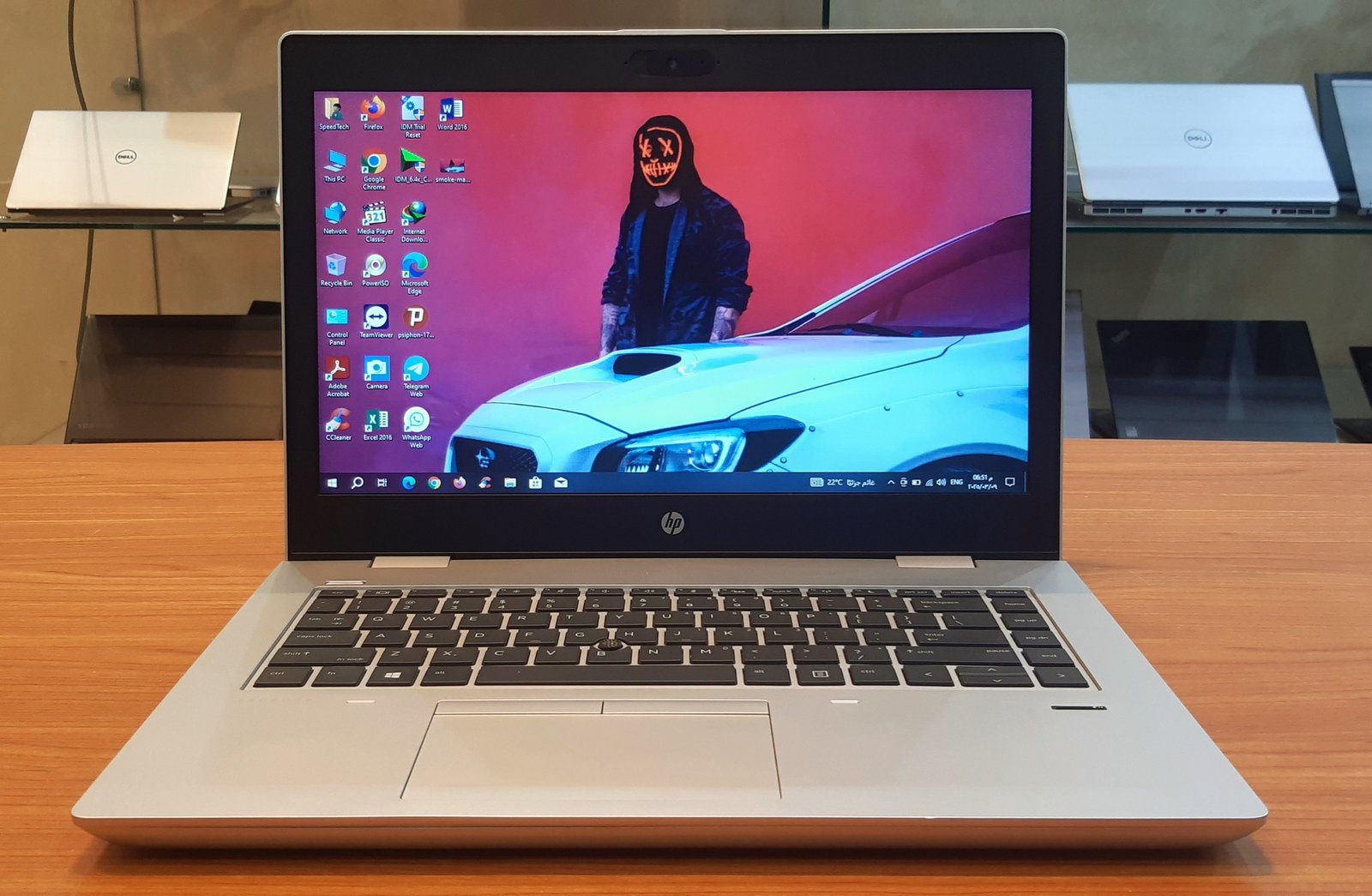hp probook 645 g4/AMD Ryzen 5-2500u/ AMD Radeon vega 8 1GB/14.1 بوصة بدقة FULL HD/Hard:256 SSD m2/Ram:8GB ddr4