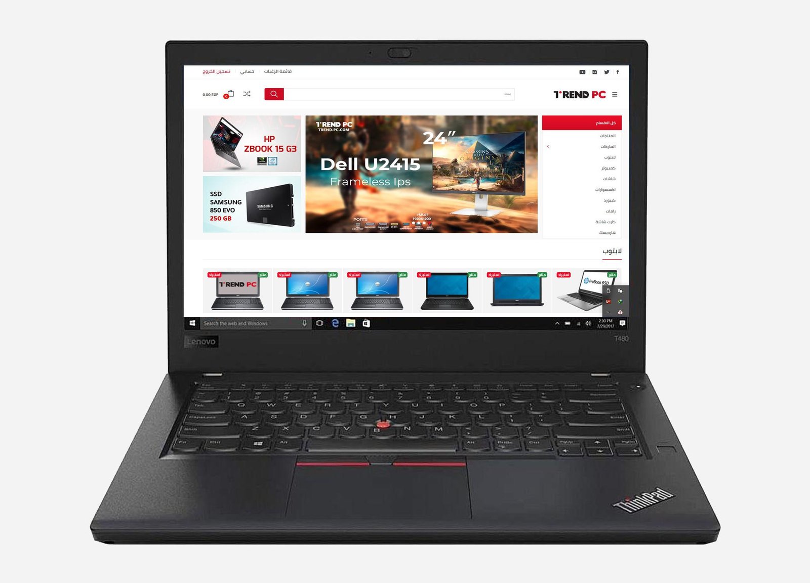 Lenovo Thinkpad T480/Core i5 - 8th/Ram 8G DDR4/Hard 256 SSD M2/14 inch/Original Charger 65W