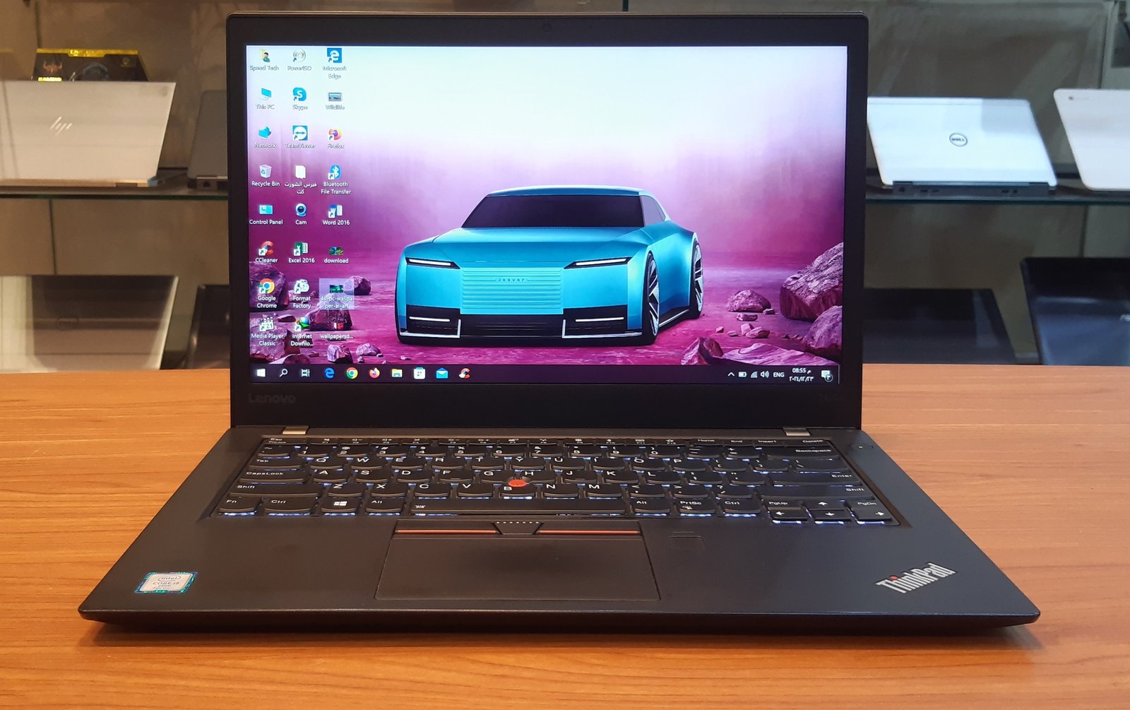 Lenovo ThinkPad T470s/Intel Core i5-7300U CORE I5 GEN7/RAM- 8 GB R4/Hard Disk -256 SSD M.2/vga-Intel HD Graphics 620 To 8G/Turn 180/touchscreen