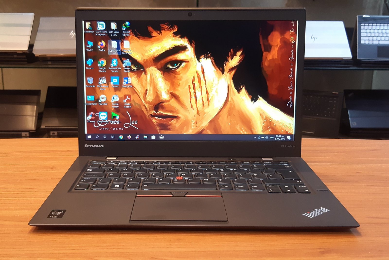 LENOVO X1 Carbon/Intel Core I7-5600U Core I7 GEN5/RAM- 8GB/256  SSD M.2/vga-Intel HD Graphics 5500 To 4G/2USB3.0+CAM+HeadPhone+HDML+Finger print/Turn 180