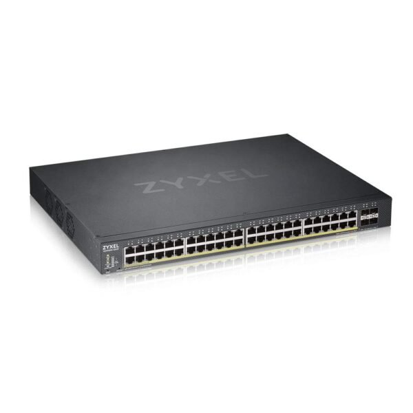 ZyXEL 48-Port Gigabit Ethernet Smart Managed PoE+ Switch