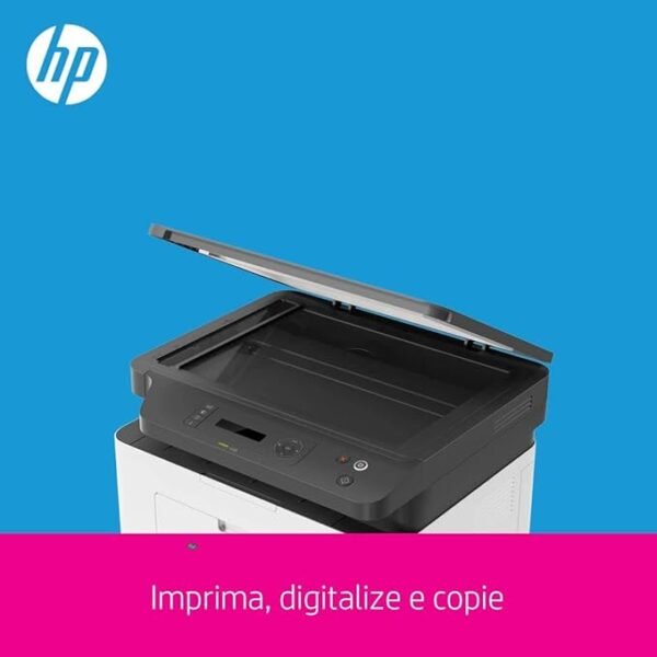 HP 135W Multifunction Laser Printer, White - Image 5