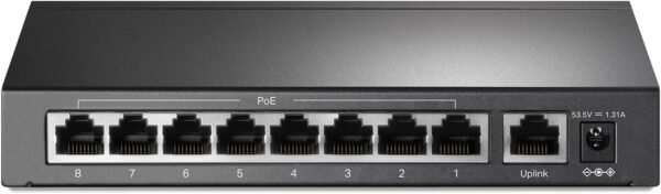 TP-Link TL-SG2210P 8-Port Gigabit Smart PoE Switch with 2 SFP Slots - Black