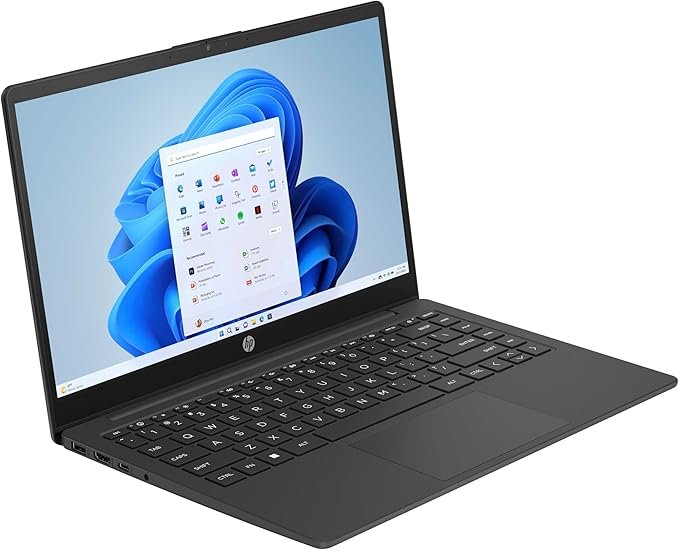 HP Laptop CPU: Ryzen 3 7320U 4GB LPDDR5 on board Screen: 14.0 HD Anti-Glare SVA 250 LEDs Narrow Bezel Ultra Slim 256GB Windows 11 14 em0005ne