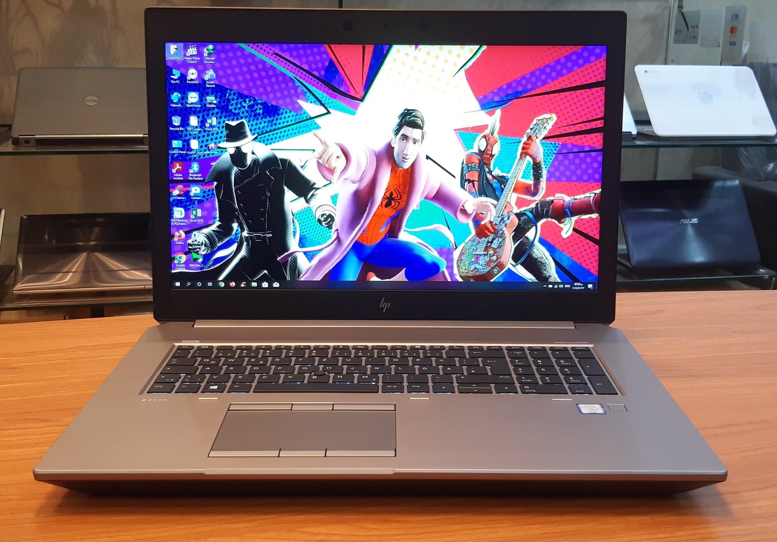 HP Zbook 17 G5 MobileWorkStation/Intel Core i7-8850H vPro  Core i7-GEN8/RAM- 16 R4 GB 4Slots/Hard Disk -512 SSD M.2/Nvidia Quadro P5200 16G To 32G + Intel UHD Graphics 630 To 16G/Backlieght