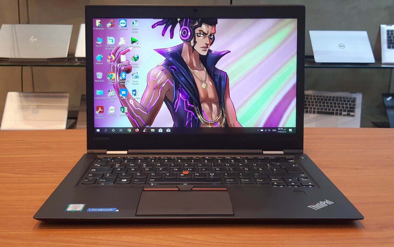 Lenovo ThinkPad X1 Carbon  UltraBook/Intel Core i7-6600U CORE I7 GEN6/RAM- 16 GB R4/Hard Disk -256 SSD/vga-Intel HD Graphics 520 To 8G
