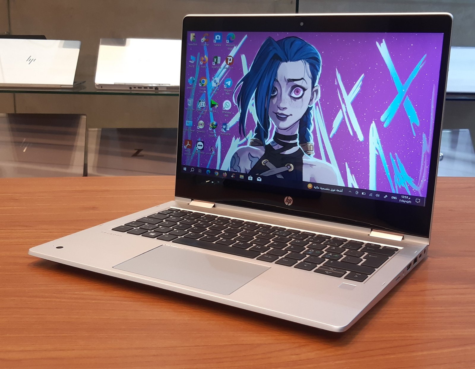 HP ProBook X360 435 G8/CPU -AMD Ryzen 5 5600U/RAM-8 GB R4/Hard Disk -256 SSD M.2/vga-AMD/Touch screen Radeon™ Graphics 512 To 8G/Turn 360/