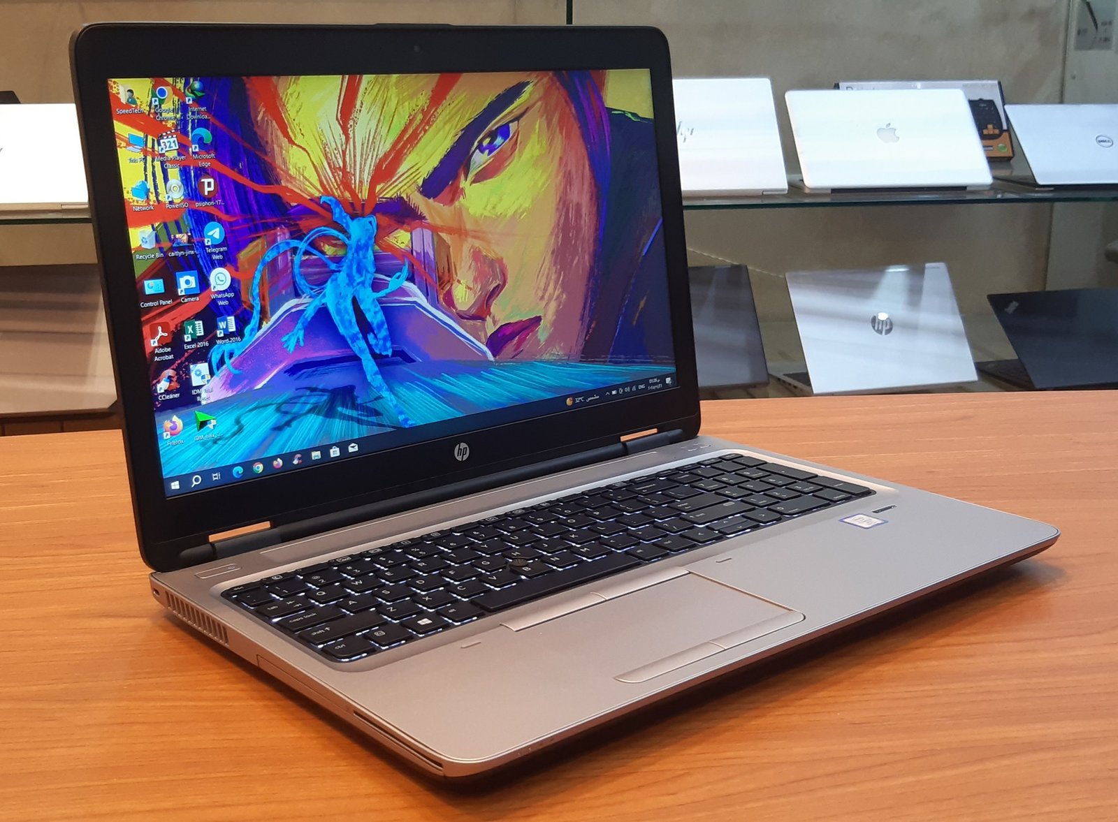 HP ProBook 650 G3 HQ/Intel Core I7-7820HQ Vpro CORE I7 GEN7/RAM- 8 GB R4/Hard Disk -256 SSD/vga-Intel HD Graphics 630 To 8G